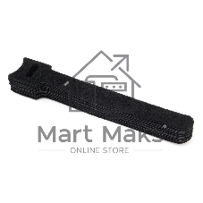 Хомуты-липучки на основе ленты Velcro VT-125x11BK 125 x 11 мм, черные (12 шт.)