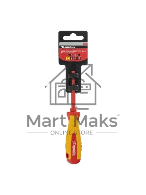 Отвертка Matrix Insulated, PH0 x 75 мм, CrMo, до 1000 В, двухкомп. рукоятка
