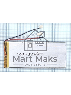 Аккумулятор Li-Pol (батарея) 4x65x143мм 3pin 3.7V/4000mAh