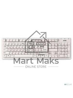 Клавиатура проводная SVEN Standard 301 USB белая