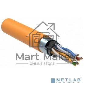 Кабель связи витая пара ITK LC1-C604-327 F/UTP кат.6 4x2x23AWG LSZH оранжевый (305м)