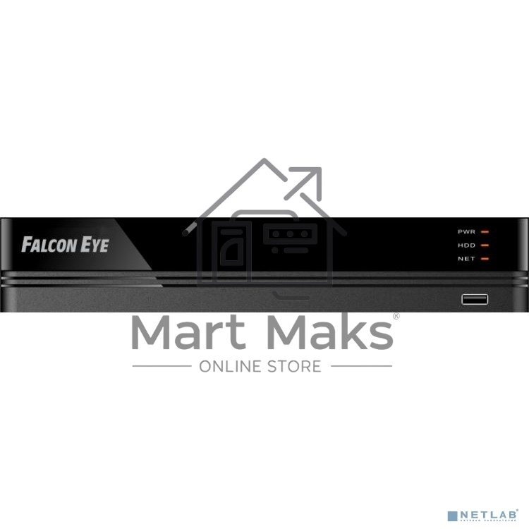 Видеорегистратор Falcon Eye FE-MHD2104 4 канальный 5 в 1 регистратор: запись 4кан 5Мп Lite*12k/с; 1080P*15k/с; 720P*25k/с; Н.264/H.265/H265+; HDMI, VGA, SATA*1 (до 10Tb HDD), 2 USB; Аудио 1/1; Смарт функции записи и в
