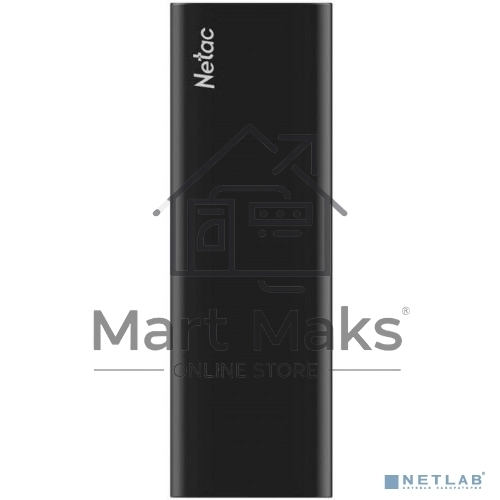 Внешний накопитель SSD Netac 250Gb Z SLIM (USB3.2, up to 520/480MBs, 100х29.5х9mm, Black)
