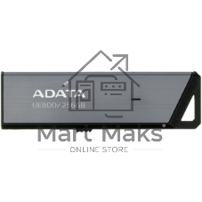 Флешка USB ADATA UE800 (AELI-UE800-256G-CSG), 256Gb, Type-C USB 3.2, R/W 1000/950, серебристый