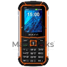 Мобильный телефон Maxvi R10 оранжевый