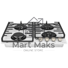 Газовая варочная панель Gorenje GT642AXW, 4 конфорки, закаленное стекло, белый