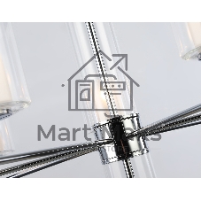 Люстра Ambrella light LH56003/7 СH/FR хром/белый матовый E14*7 max 40W D790*1260