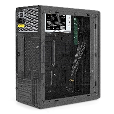 Корпус ExeGate BAA-503-UNS450, Mini-Tower, чёрный, 1 x 80/90 мм, БП 450 Вт
