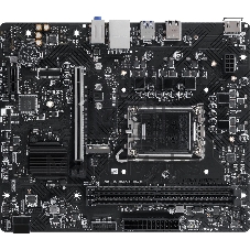 Материнская плата MSI PRO H610M-S DDR4 II, LGA1700, Intel H610, 2xDDR4, 2xSATA, 1xM.2 PCIe 3.0, 1xPCIe 4.0 x16, 1xPCIe 3.0 x1, 1xHDMI, 1x 1Gb LAN, 2xUSB 3.2 Gen1, 4xUSB 2.0, 3x3.5 мм, 7.1, microATX