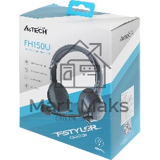 Гарнитура A4Tech Fstyler FH150U чёрный, проводная