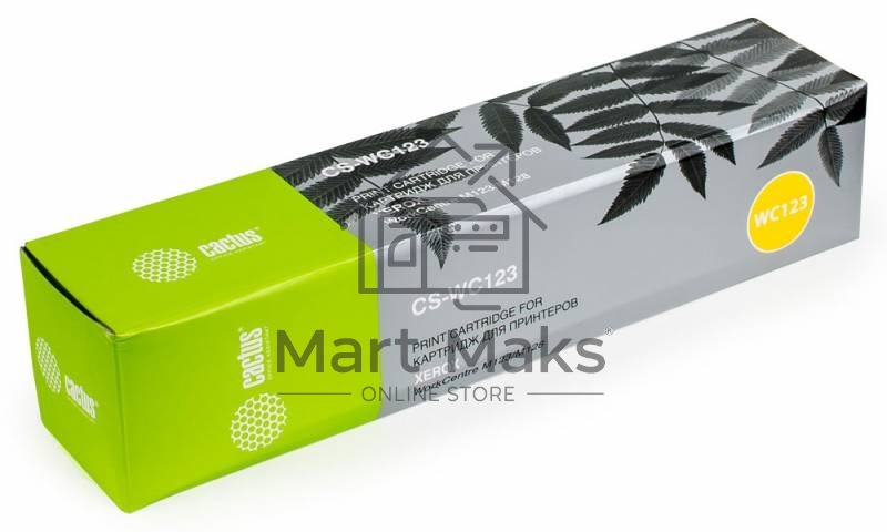 Картридж лазерный Cactus CS-WC123 (006R01182) черный (30000 стр.) для Xerox WorkCentre M123/ M128