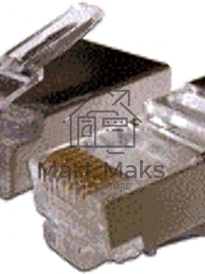 Коннектор Lanmaster RJ45 STP 8P8C, универсальный, cat.6, 100 шт.