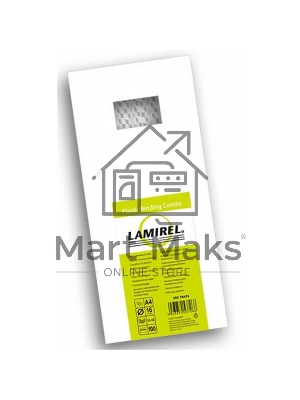 Пружины для переплета пластиковые Lamirel, 16 мм. Цвет: белый, 100 шт в упаковке.