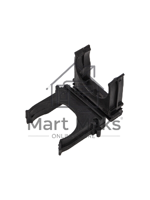 Крепеж-клипса для трубы ø 32 мм черная (10 шт./уп.) Rexant