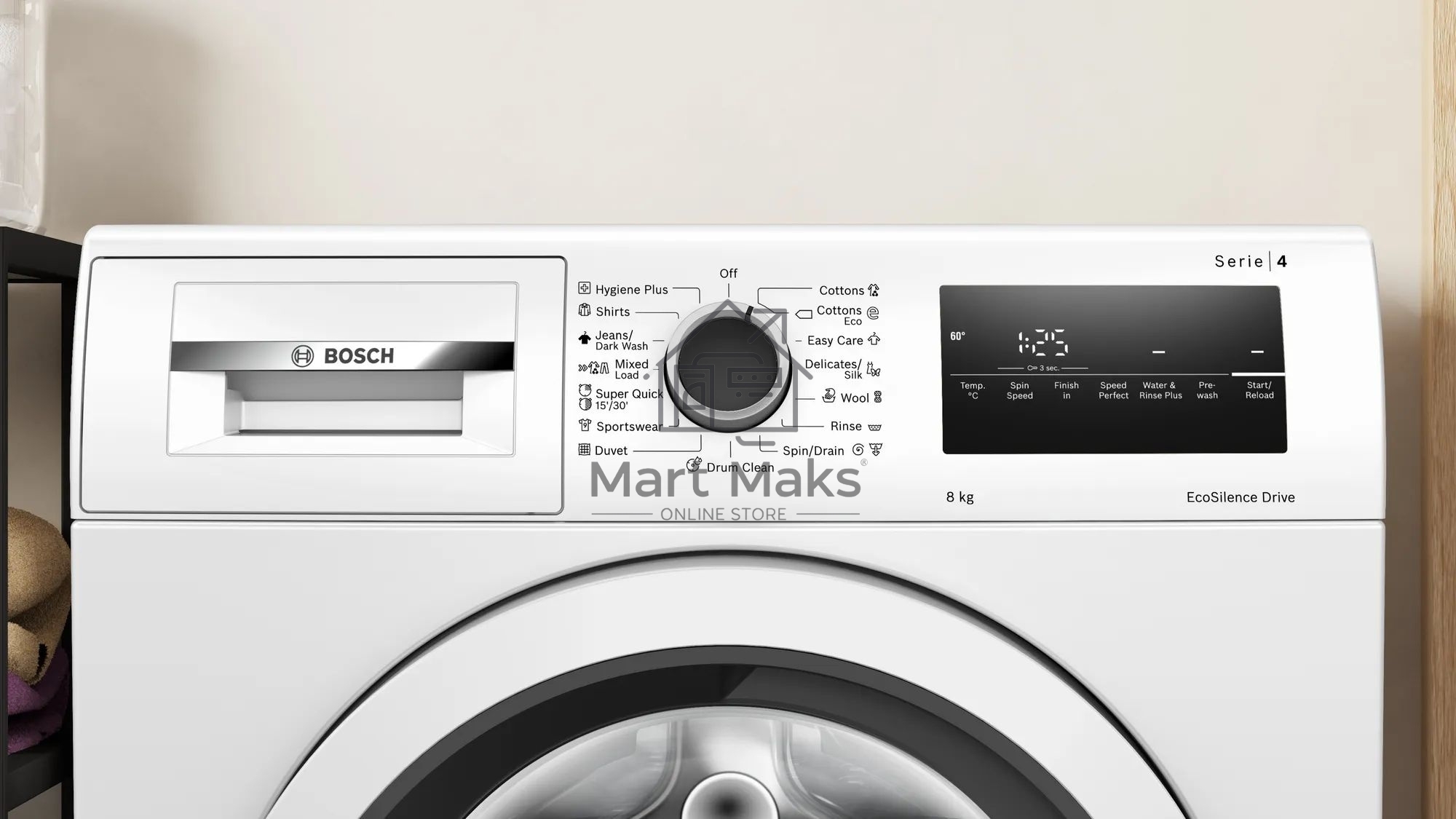 Стиральная машина Bosch WAN24200ME белый, загрузка фронтальная 8 кг, 1200 об/мин., класс: А+++