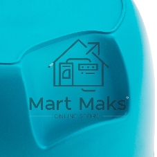 Ведро Palisad Home пластмассовое круглое 12 л, бирюзовое