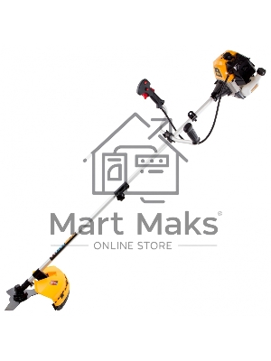 Триммер бензиновый DR-52S, 52 см3, разъемная штанга, состоит из 2 частей Denzel