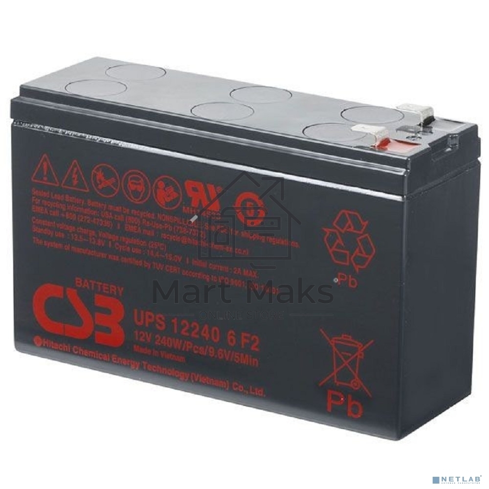 Батарея для ИБП CSB UPS122406 12В 240Вт