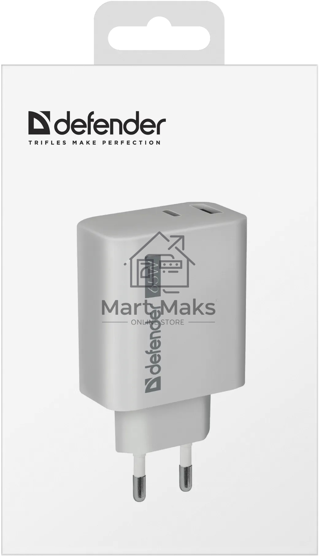 Зарядное устройство Defender UPA-165 USB A+C 65W