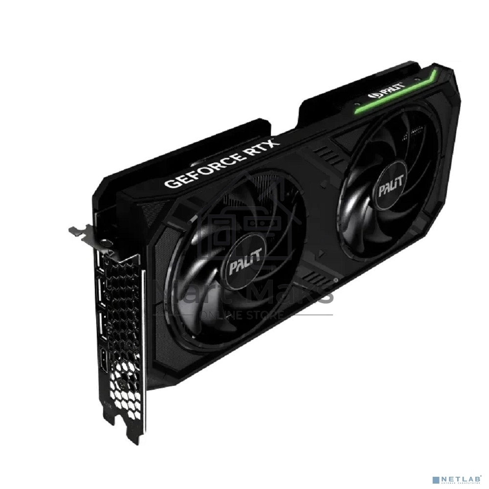 Видеокарта Palit RTX4070 DUAL NVIDIA GeForce RTX 4070 12Gb 192bit GDDR6 1920/20000 HDMIx1 DPx3 HDCP Ret