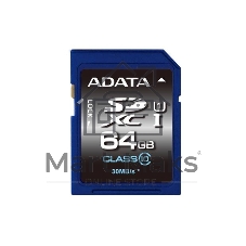 Флеш карта SD ADATA XC 64Gb Class10 ADATA ASDX64GUICL10-R