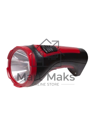 Фонарь светодиодный аккум. Космос LED 2 режима 1Вт 500мА.ч зарядка от сети 220В