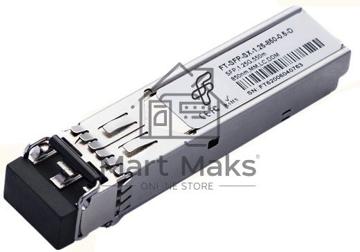 Модуль оптический Future Technologies FT-SFP-SX-1,25-850-0,5-D Модуль оптический FT-SFP-SX-1,25-850-0,5-D (1,25G, 550m, Tx850nm, MM, LC, DDM)
