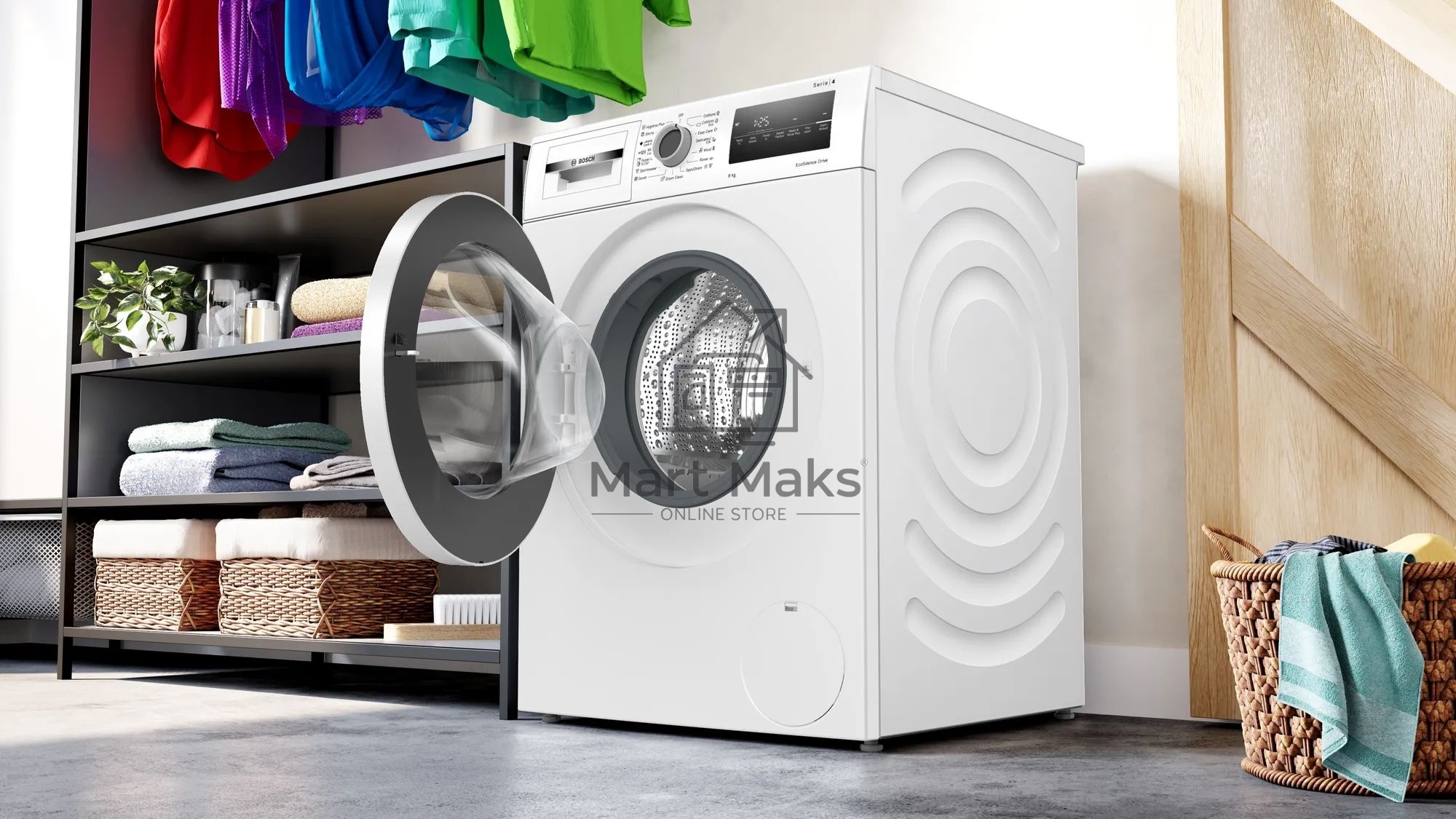Стиральная машина Bosch WAN24200ME белый, загрузка фронтальная 8 кг, 1200 об/мин., класс: А+++