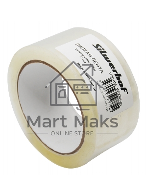 Упаковка клейкой ленты Silwerhof Eco, упаковочная, прозрачный, 48мм, 66м, 47мкм, полипропилен