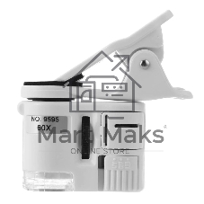Мини микроскоп со светодиодной подсветкой для смартфона