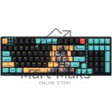Клавиатура проводная A4Tech Bloody AT98 Renegade USB черный/зеленый