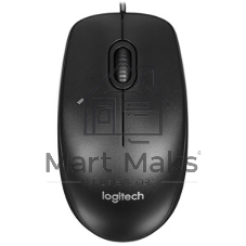 Мышь проводная Logitech M100/100R DARK/GREY (темно-серая/черная), 1000 dpi, USB, кнопки - 3