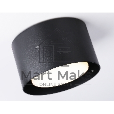 Светильник накладной TN70815 BK черный GX53 max 12W D85*60