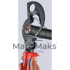 Кабелерез KNIPEX KN-9531250 250 мм типа трещетка