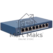 Коммутатор Hikvision DS-3E1508-EI, 8×1 Гбит/с, управляемый