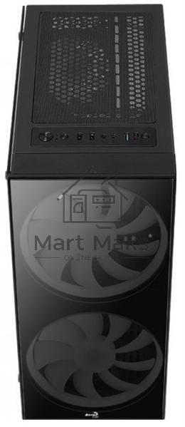 Компьютерный корпус Aerocool / Formula Python (3xUSB, 2xAudio, 0.5 мм,2x200 мм FAN, прозрачная стенка-закаленное стекло, ATX, без БП)