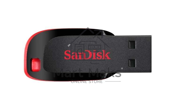 Флешка USB R/W R/W 128GB SanDisk CZ50 Cruzer Blade, USB 2.0
