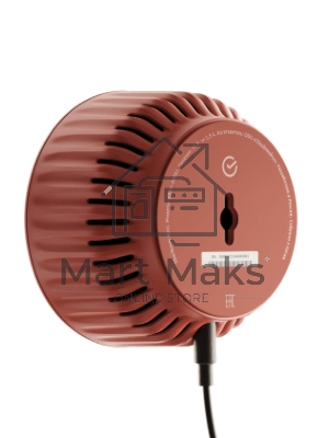 Умная колонка Sber SberBoom Mini, 5Вт, 1.0, мультирум, стереопара, детектор шума, световая индикация, Wi-Fi, Bluetooth 5.0, Салют, марсианский красный