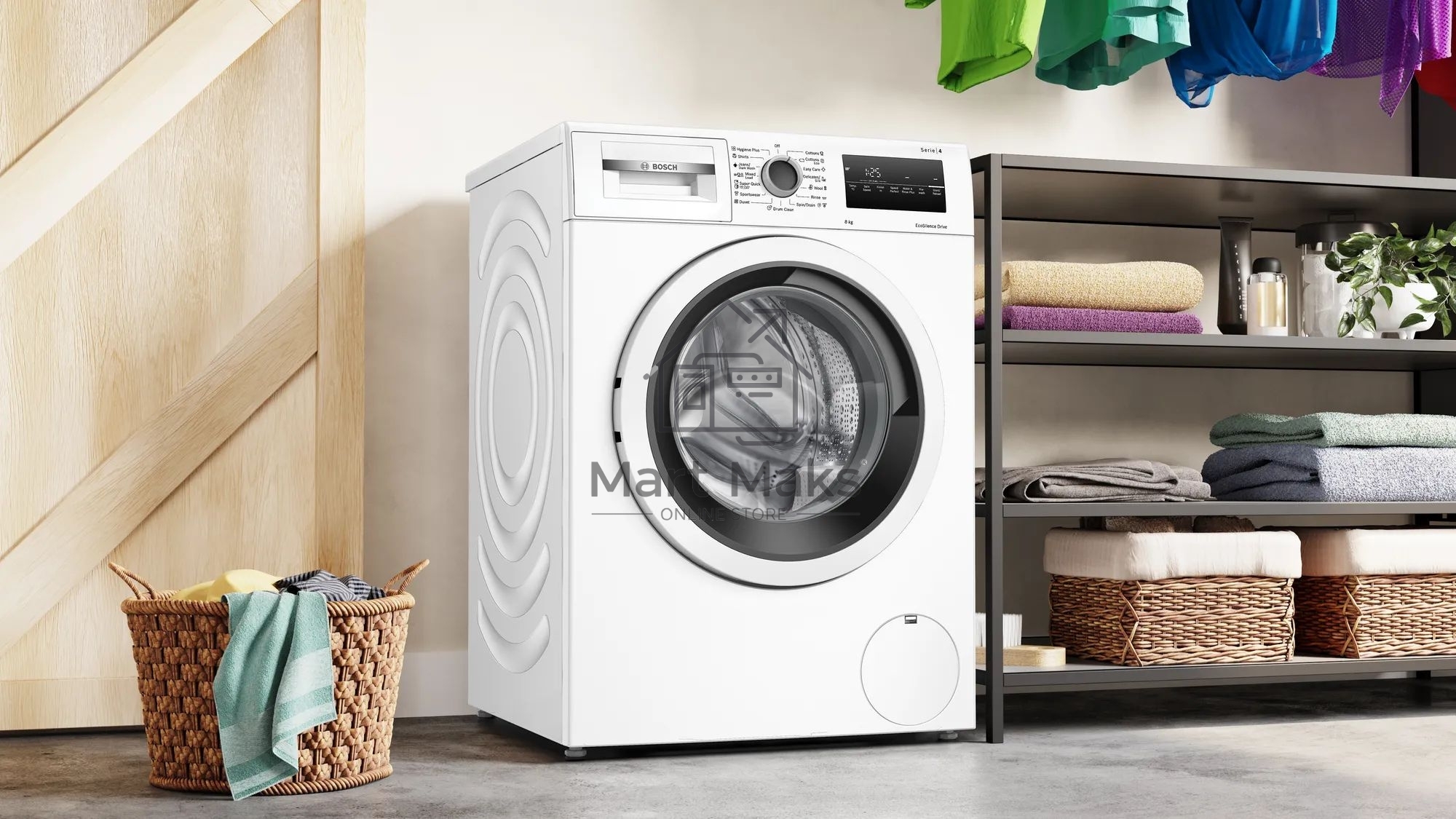 Стиральная машина Bosch WAN24200ME белый, загрузка фронтальная 8 кг, 1200 об/мин., класс: А+++