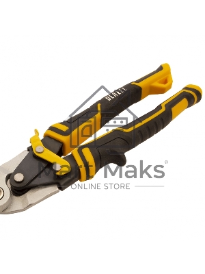 Ножницы по металлу,270мм, прямой рез,сталь-CrMo, трехкомп.рук-ки Denzel