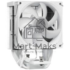 Кулер PCCooler R400 ARGb белый 92мм алюминий+медь 2200rpm 30db 4-pin 180W 133мм