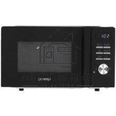Микроволновая печь Gorenje MO20A4BH черный, 20 л, 800 Вт, переключатели - кнопки, поворотный механизм