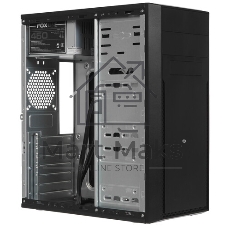 Компьютерный корпус c блоком питания 450 Ватт/Case Foxline FL-302-FZ450-U32 ATX case, black, w/PSU 450W 8см, w/2xUSB 2.0+2xUSB 3.0, w/pwr cord, w/o FAN