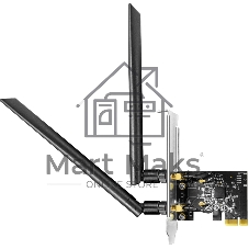 Беспроводной адаптер PCI-E Wi-Fi ,Cudy WE1300, AC1300, низкопроф. планка в комплекте