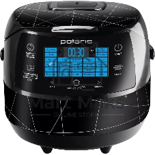 Мультиварка Polaris PMC 5017 Wi FI IQ Home серебристый/белый, 3 л, 860 Вт, сенсорное, 24 программы