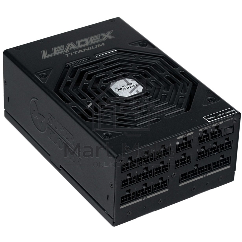 Блок питания Super Flower Leadex Titanium (SF-1600F14HT), 1600Вт, 80 PLUS Titanium, 140мм, модульный, черный