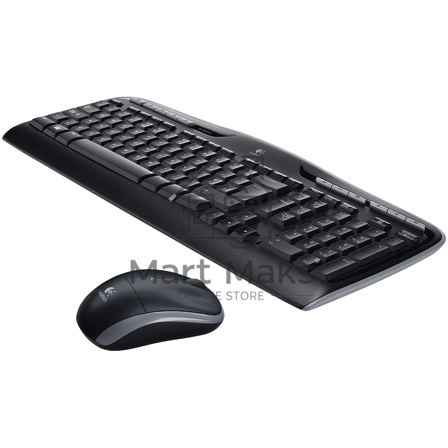 Клавиатура + мышь Logitech MK330 клав:черный мышь:черный USB беспроводная Multimedia
