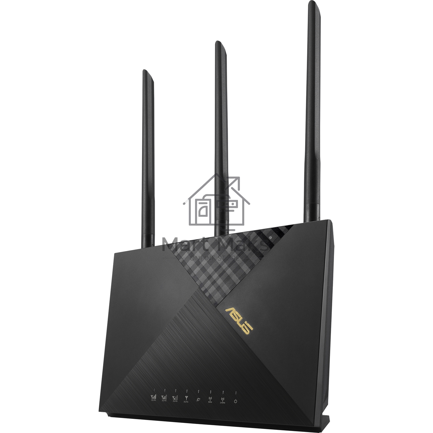 Маршрутизатор ASUS 4G-AX56 Dual-Band WiFi 6 LTE Router 574+1201Mbps EU RTL 5 (869225) (90IG06G0-MO3110)