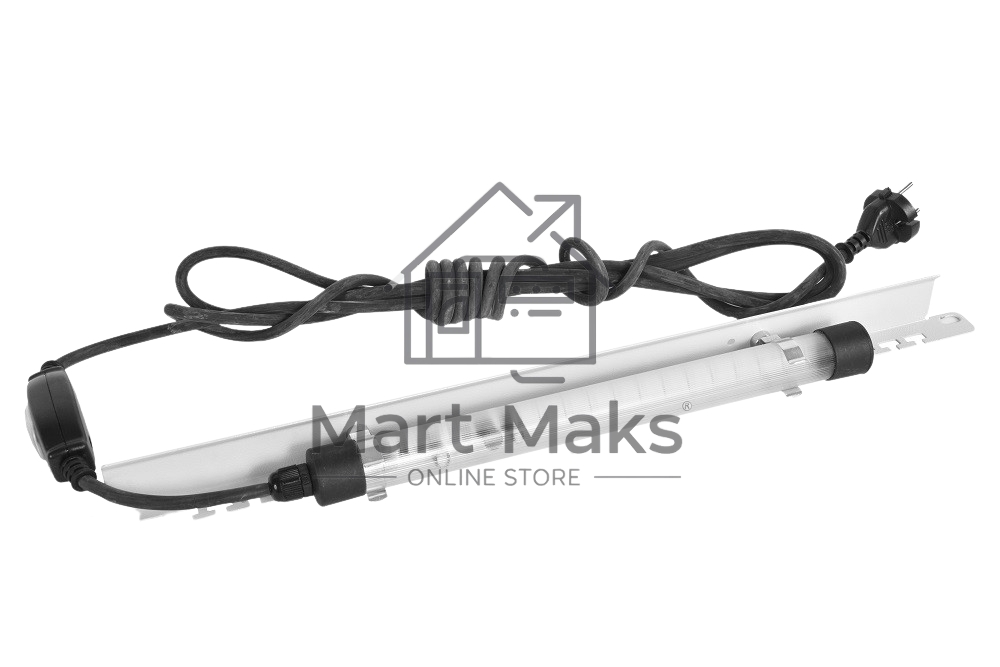 Панель осветительная Rem, с кронштейном серого цвета, 1U, 40х484х35 мм (ВхШхГ), 230V, 19