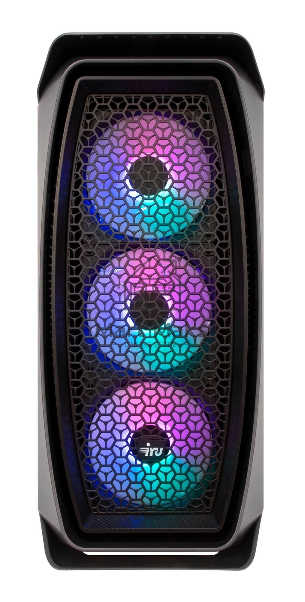 Компьютер IRU Game 520B5GMA MT Ryzen 5 5600X (3.7) 16Gb SSD512Gb RTX3050 8Gb Free DOS GbitEth 650W черный (1926551)